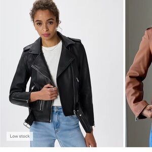 Quince Women's Black Leather Jacket